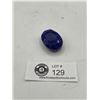 Image 2 : Polished Rough Mineral Sapphire 128.15ct-34x25x17mm-Oval Cut-Madagascar-Untreated