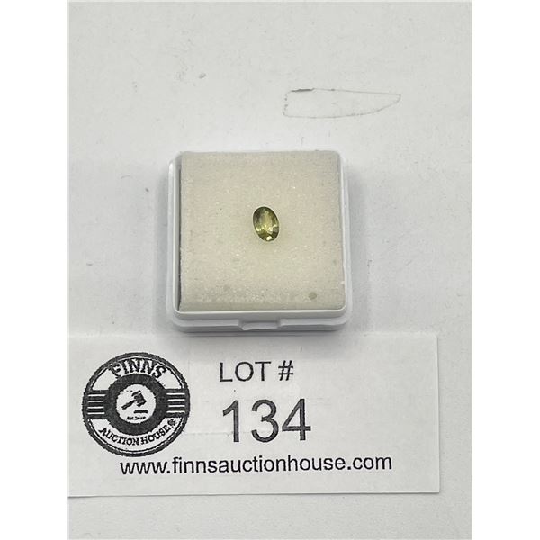 Green Sapphire 0.61ct-5.87x 4.06x 2.62mm- Oval Cut-VVS- Eye Clean -Australia- Untreated