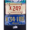 Image 3 : Lot of 4 Vintage BC Collectible License Plates