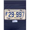 Image 1 : 1957 Saskatchewan Vintage Collectible License Plate