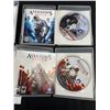 Image 2 : Lot of 4 PS 3 Games, Assassins Creed, Grand Theft Auto, Etc.