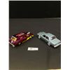 Image 2 : Lot of 2 Collectible Die Cast Cars - Nature Boy Ric Flair 57 Chevy and 1986 Dodge Diplomat 1:24 Scal