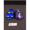 Image 2 : Lot of 2 Collectible Die Cast Cars - 1:24 Scale Dodge Challenger SRT and Maserati Levante