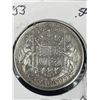 Image 2 : 1953 Canadian 50 Cent Coin  AU