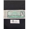 Image 2 : Lot of 5 Uncirculated Condition 1954 $1 Canadian Bills