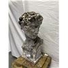 Image 2 : Vintage David Head in Concrete. Very Heavy! * No Shipping*