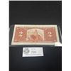 Image 2 : 1937 KG $2 Canadian Bill - Excellent Circulated Condition CT Signatures