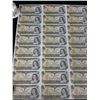Image 2 : Roll of 1973 $1 Canadian Bills - Uncut - 40 Bills