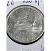 Image 2 : 1966 Silver Dollar Canadian Coin UNC