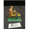 Image 2 : 1940s Tin Litho Toy Woodcutter Made in Germany - US Zone 4 x 4"