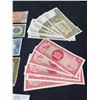 Image 2 : Lot of 21 Mixed World Bank Notes Including Mexico, India, Etc.