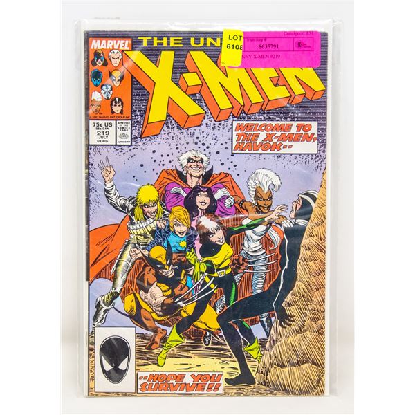 UNCANNY X-MEN #219