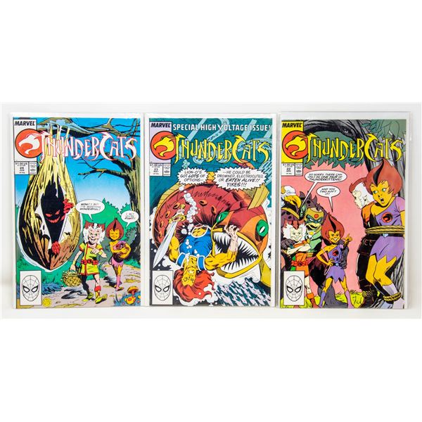 THUNDERCATS --- 3 COMICS