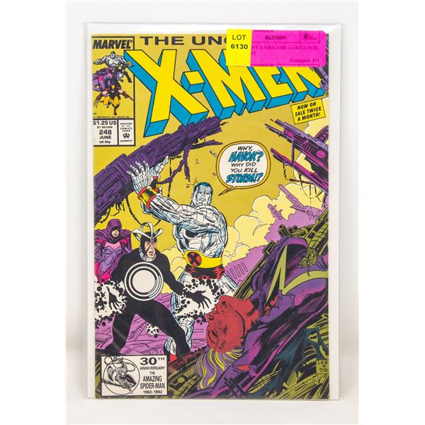 UNCANNY X-MEN #248 --- GOLD FOIL VARIANT