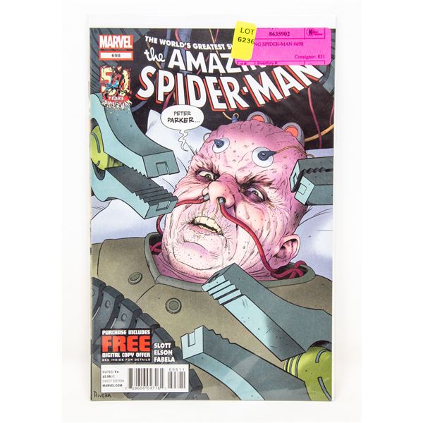 AMAZING SPIDER-MAN #698