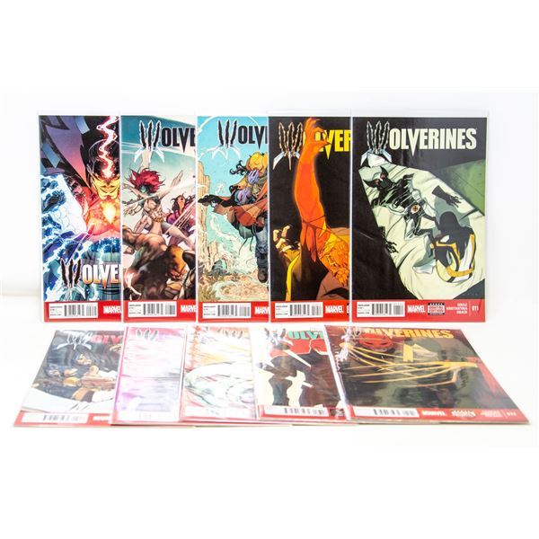 WOLVERINES --- 10 COMICS