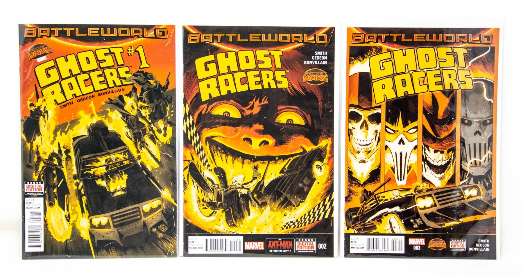 GHOST RACERS --- 3 COMICS