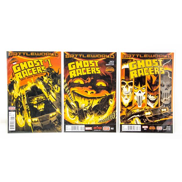 GHOST RACERS --- 3 COMICS