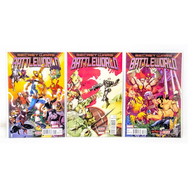 SECRET WARS: BATTLEWORLD --- 3 COMICS