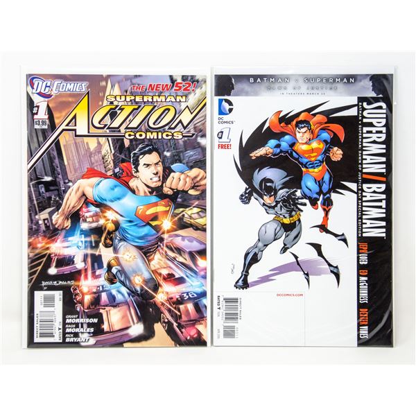 PAIR OF SUPERMAN #1 COMICS