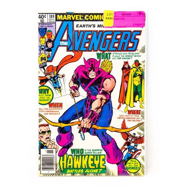 AVENGERS #189