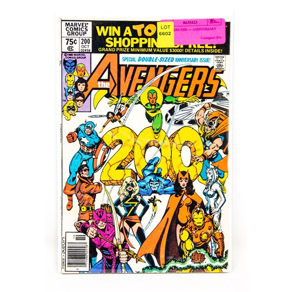 AVENGERS #200 --- ANNIVERSARY ISSUE