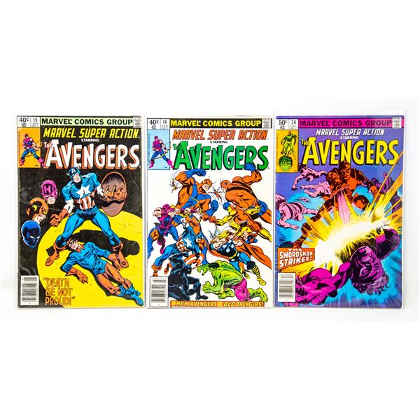 MARVEL SUPER ACTION - THE AVENGERS COMICS