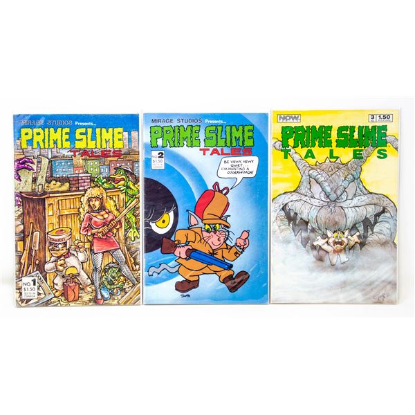 PRIME SLIME TALES #1 TO #3 --- MIRAGE STUDIOS