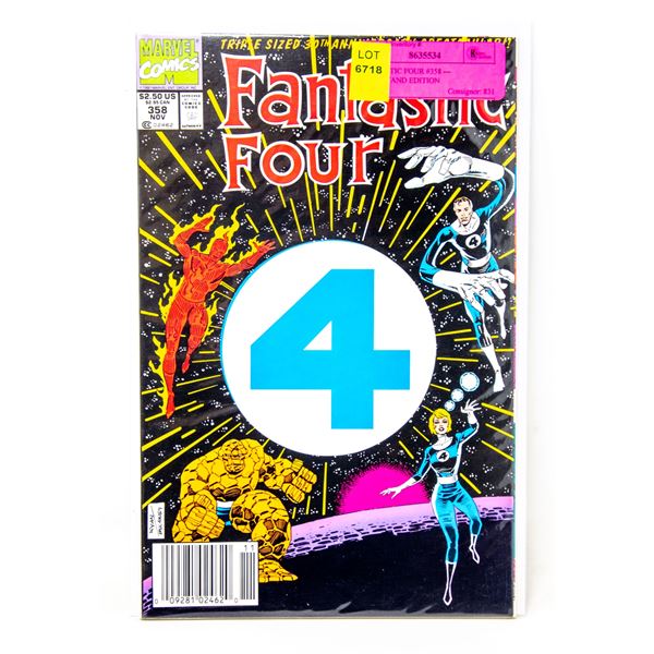 FANTASTIC FOUR #358 --- NEWSSTAND EDITION