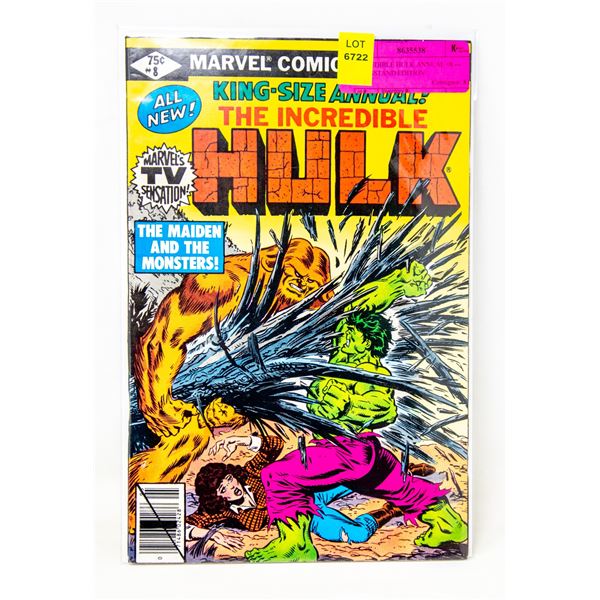 INCREDIBLE HULK ANNUAL #8 --- NEWSSTAND EDITION