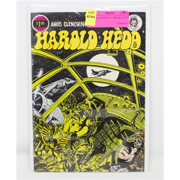 HAROLD HEDD #2 --- ZIGZAG COVER