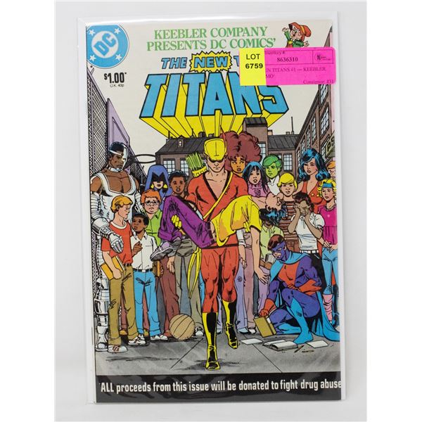 NEW TEEN TITANS #1 --- KEEBLER ELF PROMO