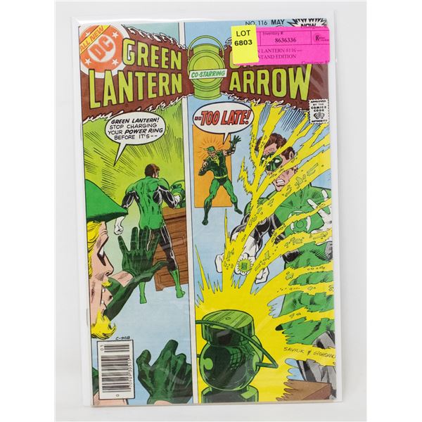 GREEN LANTERN #116 --- NEWSSTAND EDITION