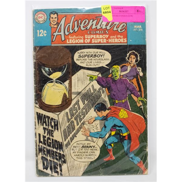 ADVENTURE COMICS #378