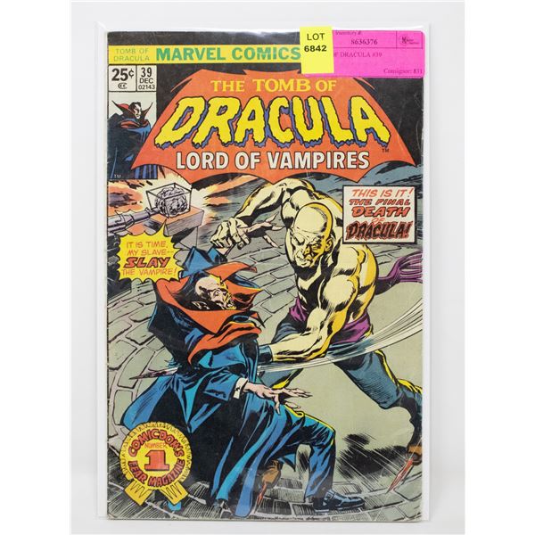 TOMB OF DRACULA #39