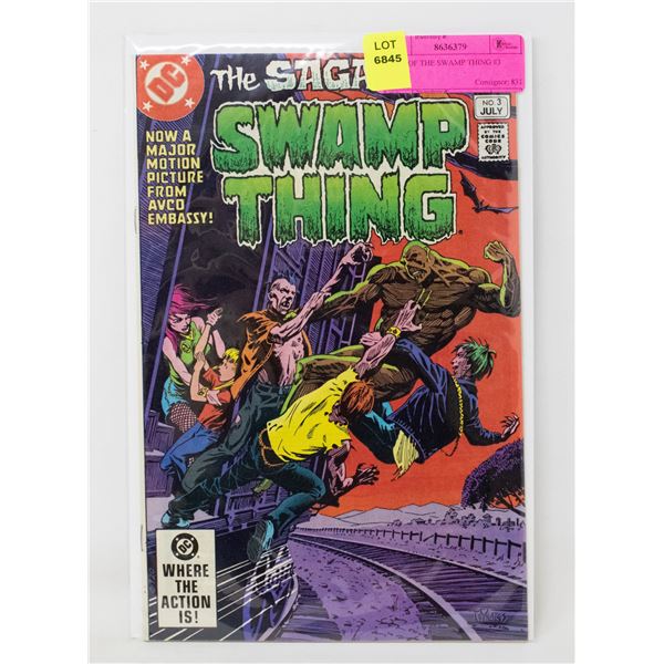 SAGA OF THE SWAMP THING #3