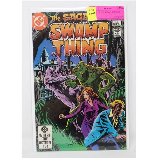 SAGA OF THE SWAMP THING #5