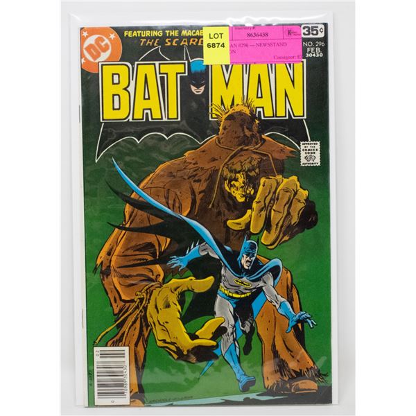 BATMAN #296 --- NEWSSTAND EDITION