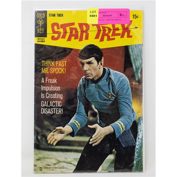 STAR TREK #6 --- SPOCK PHOTO COVER