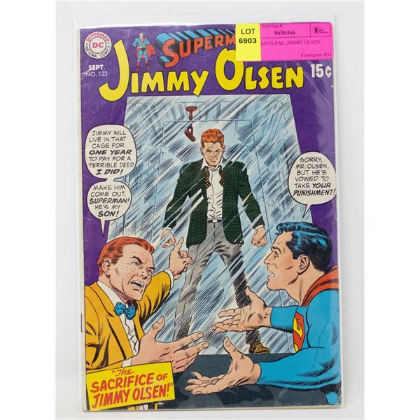 SUPERMAN'S PAL, JIMMY OLSEN #123