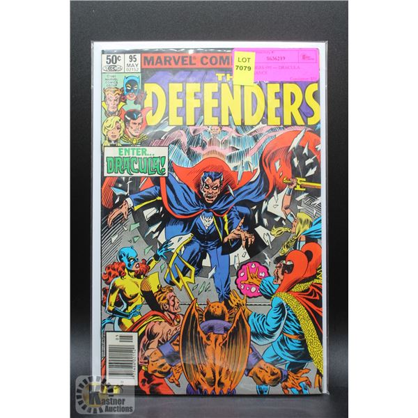 DEFENDERS #95 --- DRACULA APPEARANCE