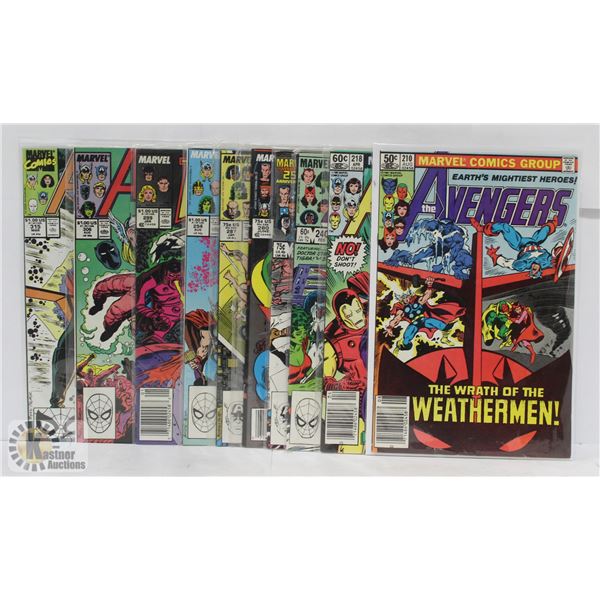 AVENGERS --- 10 COMICS