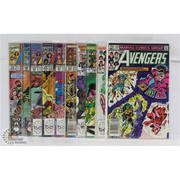 AVENGERS --- 10 COMICS