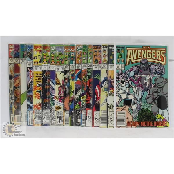 AVENGERS --- 18 COMICS