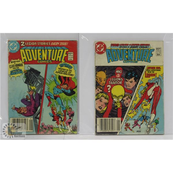 ADVENTURE COMICS DIGEST #495 & #499