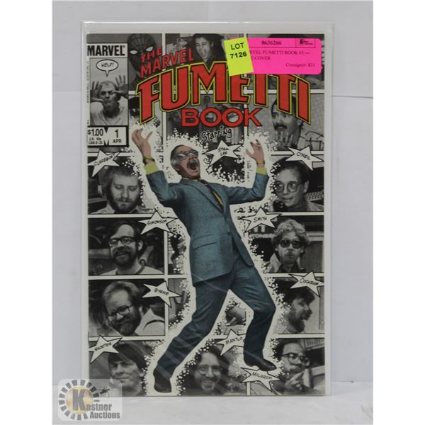 THE MARVEL FUMETTI BOOK #1 --- STAN LEE COVER