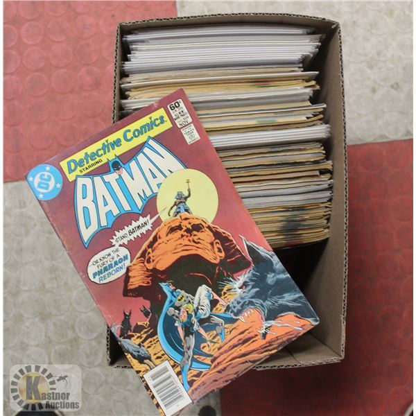 BOX WITH 100+ ASSORTED COMICS