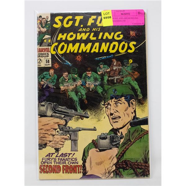 SGT. FURY AND HIS HOWLING COMMANDOS #58