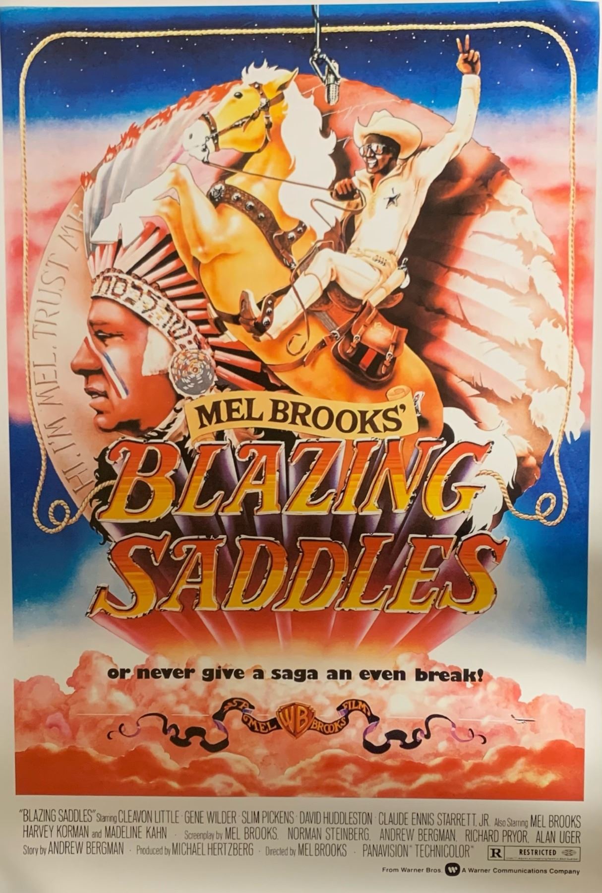Blazing Saddles Movie Poster