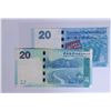 Image 2 : 2010, SBC/ BOC HN/ BY 008100, 2 pcs of same S/N, UNC